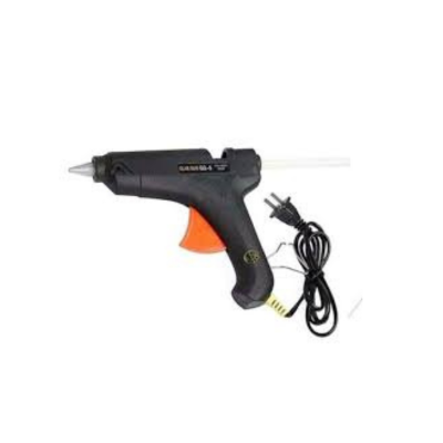 Black 100W GG-5 11mm Melt Glue Gun with Power Switch and Manual Dispensing Equipment, Ideal for Specialized Hot Melt Applications
