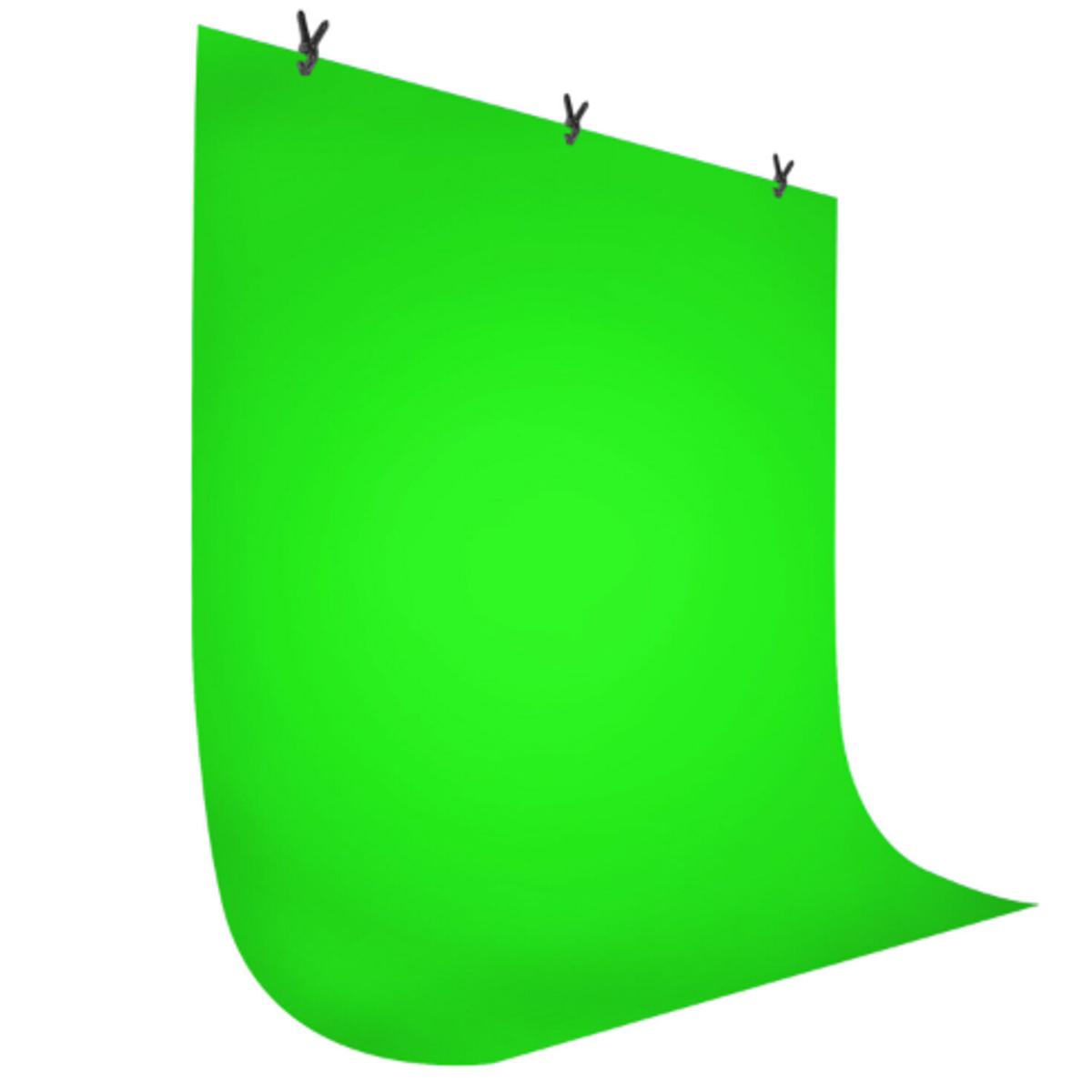Aflatoon Studio Chromakey Green Screen 5x10ft Non-Muslin Backdrop for Studio Lighting Equipment