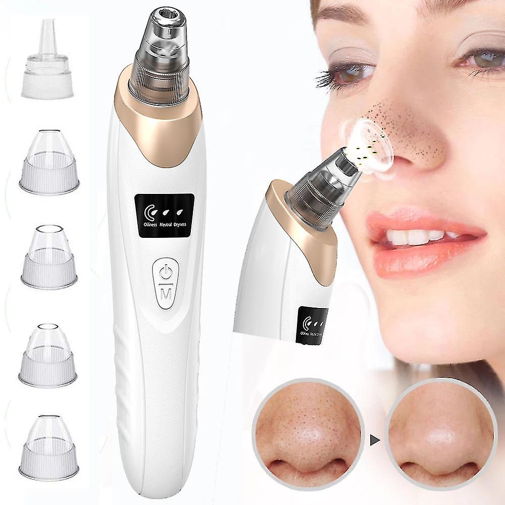 Electric Face Pore Cleaner Machine for Blackhead, Acne, and Oil Removal with Vacuum Suction