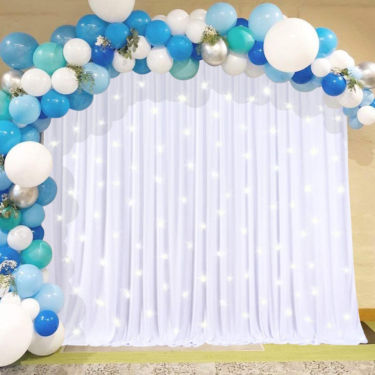 Backdrop Screen Curtains Hanger Frame Stand 10x10ft Big Frame height and 68 inch wide for Parties, stage backdrop for wedding, Family Gatherings, Wedding Decorations, Frame for Birthday Background Decoration Wallpaper Hanger stage backdrop
