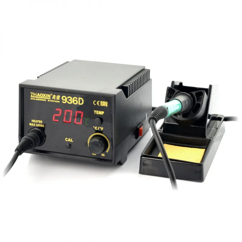 KADA 936D+ 50W Digital Soldering Iron Station with Adjustable Temperature, LED Display, ESD Safe for PCB Repair, Mobile, Circuit, DIY & Electronics Work**