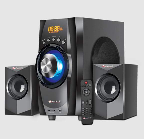 Audionic MEGA 40 (2.1 Channel HiFi Speaker) - Computer/Laptop/Bluetooth Speaker with Remote Control