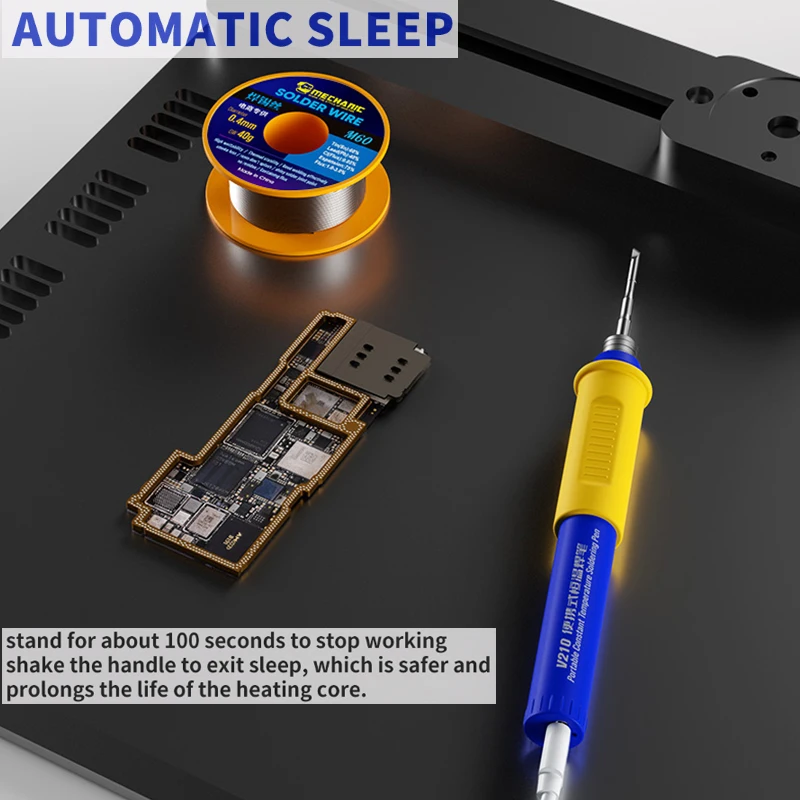 Mechanic V210 Electric Soldering Iron - Constant Temperature Electric Welding Solder Pen with Rapid 5s Melting for Phone Repair Tools