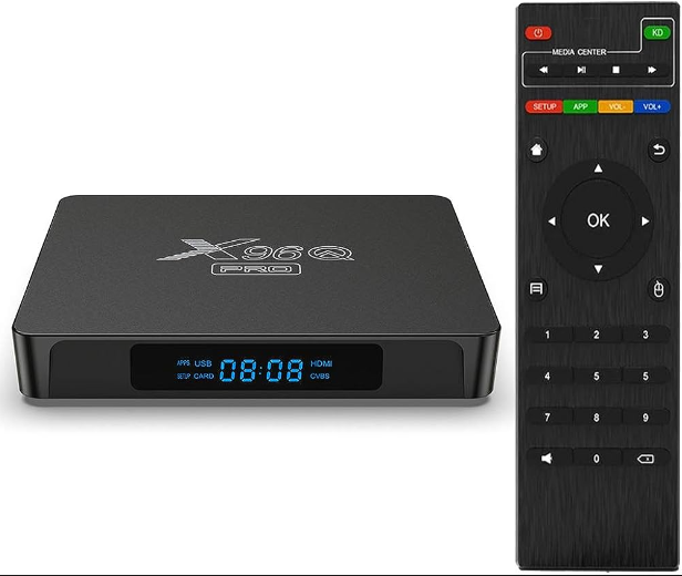 X96Q Pro Android TV Box - 4GB RAM, 64GB Storage, Android 13, 4K Resolution, Smart TV Box