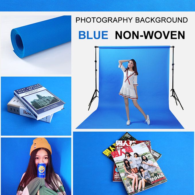 Blue Non-woven Fabric 20 x 10ft Photo Photography Backdrop Background Cloth for Photo Studio Backgrounds Blue Screen Backdrop Soft Blue Studio Backdrop Photo Backdrop Photography Backdrop