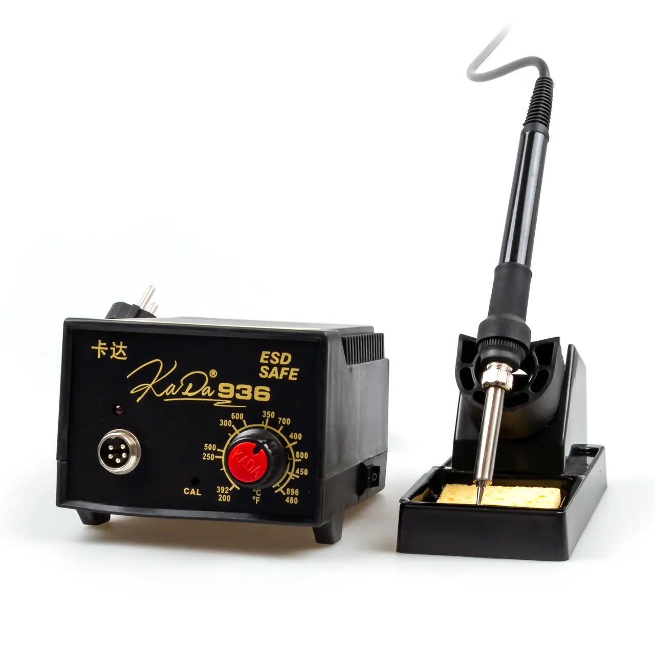 "KADA 936 Adjustable Temperature ESD-Safe Soldering Iron Station"