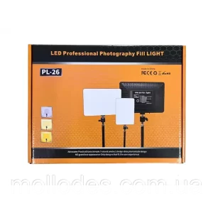 LED Professional Fill Light PL-26 for Photo and Videography in Photography